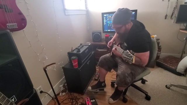 Ambient live looping song # 3. Boss Katana, Boss RC 30, Schecter Omen 7 смотреть онлайн