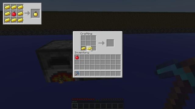 Как скрафтить золотое яблоко ? смотреть онлайн