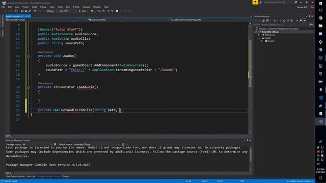 Unity 3D - Load audio from a file! смотреть онлайн