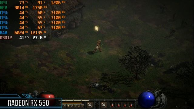 Diablo II: Resurrected НА СЛАБОМ ПК RX550 смотреть онлайн