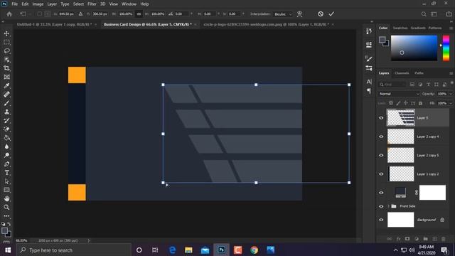 Learn Photoshop - Professional Business Card Design смотреть онлайн