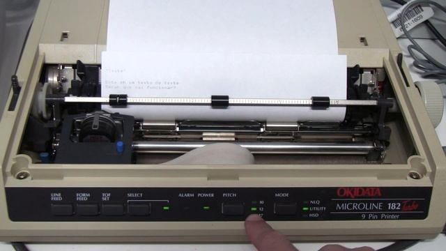 Vbe 135: Relíquia dos anos 80 (impressora Okidata Microline) смотреть онлайн