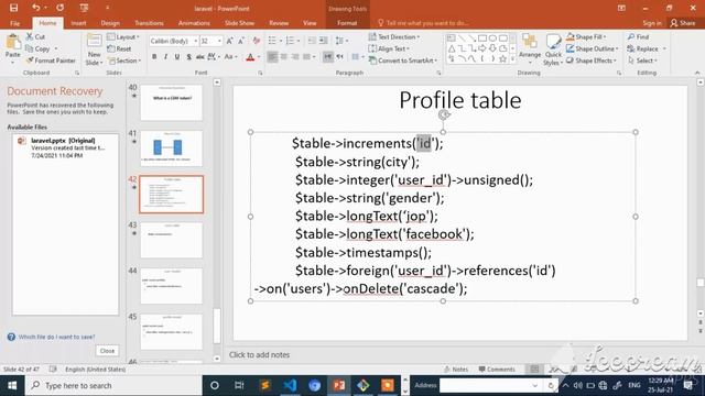 PHP laravel 8 #025 authentication one to one relations смотреть онлайн