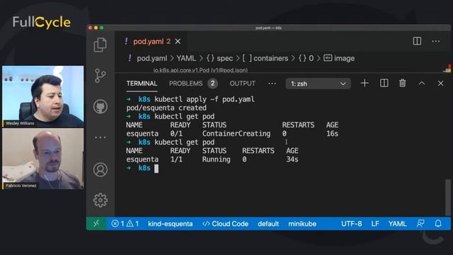 Kubernetes: Colocando dois microsserviços em produção смотреть онлайн