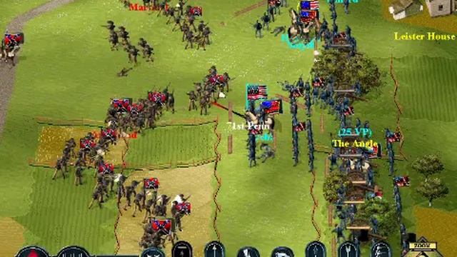 Let's Play Sid Meier's Gettysburg! - USA Picketts Charge part 1 смотреть онлайн