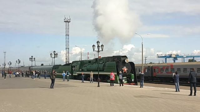 Ретро поезд в Архангельске смотреть онлайн