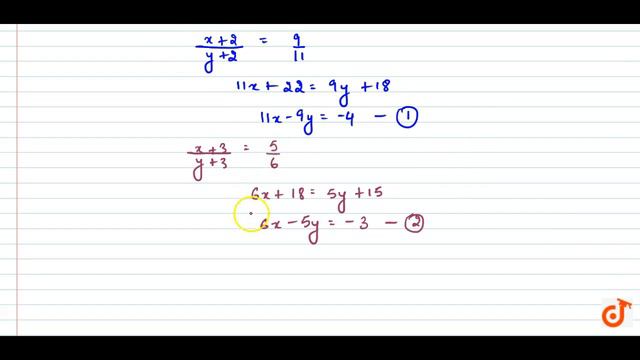A fraction becomes 9/11 if 2 is added to both numerator and the denominator. If 3 is added смотреть онлайн