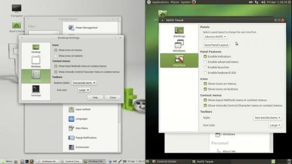 Linux Mint MATE VS UbuntuMATE