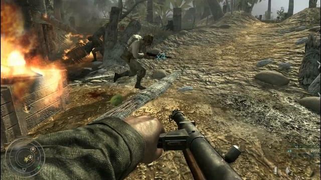 Call of Duty World at War: Совместное прхождение. выжги их. Карты смерти: обезболивающее смотреть онлайн