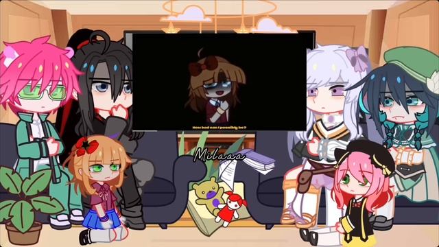 Fandoms react || Elizabeth Afton || 1/6 || Warnings and Credits in Description смотреть онлайн