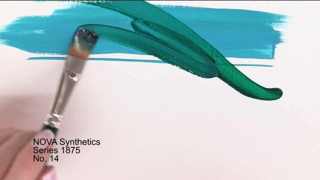 Da Vinci Nova Synthetic Brushes - Long Handle Filbert 1875