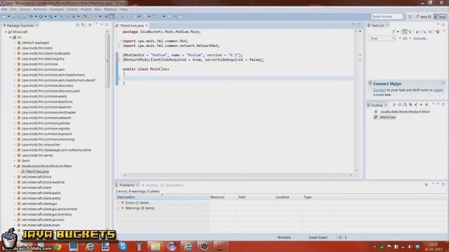 Minecraft Modding for Beginners: Tutorial 2 Setting up your MainClass.java [1.6.2] смотреть онлайн