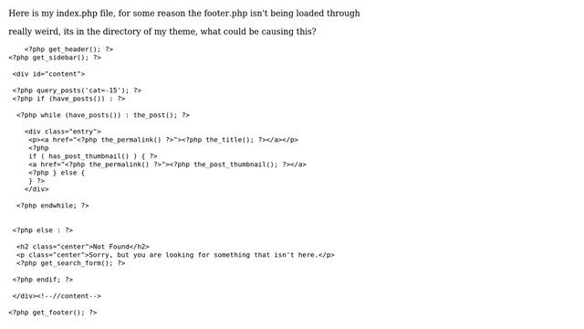 Wordpress: Footer.php not showing? (2 Solutions!!) смотреть онлайн