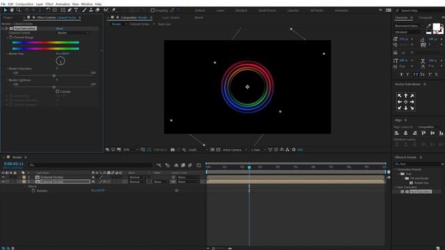 Create Glowing Circle in After Effects - After Effects Tutorial - No Plugins смотреть онлайн