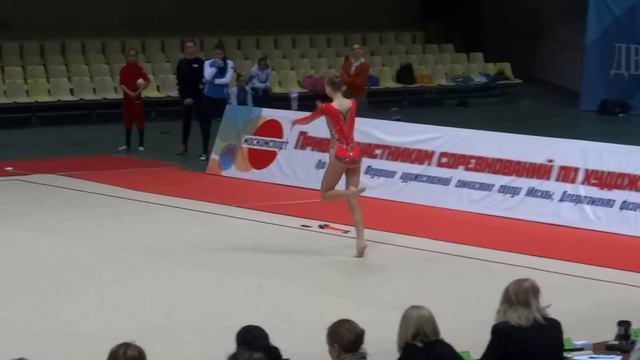 Ольга Белькова, булавы. Чемпионат Москвы. Командные, март 2016 смотреть онлайн
