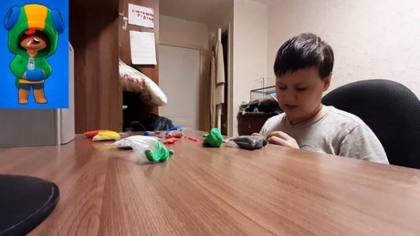 Mr. Artemka | Леплю Леона из воздушного пластилина №2 | Brawl Stars