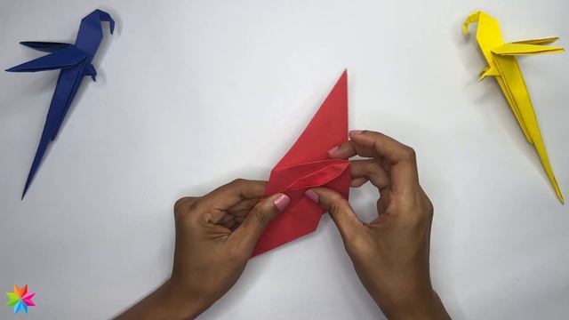 Origami Macaw Parrot 3D Step by Step Tutorial | How to DIY Origami Hanging Toys | 4K A4 Paper Craft смотреть онлайн