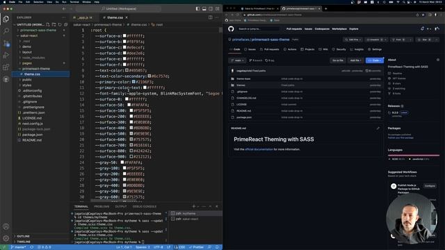 Create your own PrimeReact Themes смотреть онлайн