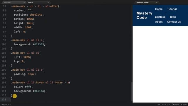 How To Make Drop Down Menu Using HTML And CSS || Dropdown Menu HTML CSS смотреть онлайн