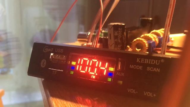 Проблема с модулем мп3 из китая. Выключается в режиме радио.