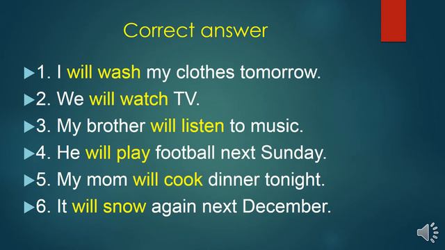 Future simple tense смотреть онлайн