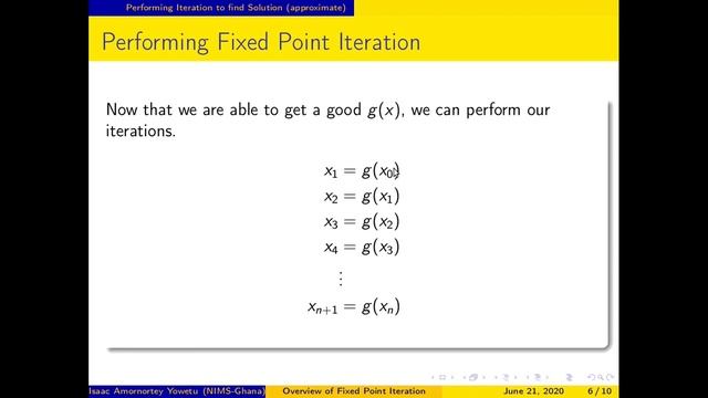 Fixed-Point Iteration Method with Example смотреть онлайн