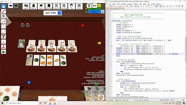 Tabletop Simulator - How to Script a Game Setup смотреть онлайн