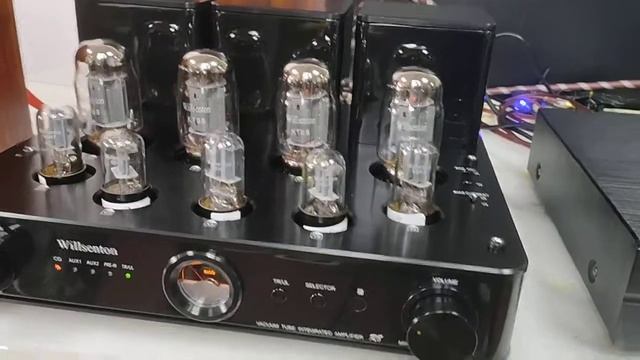 MHZS CD88J Top Loading Tube CD HDCD Player Black with Willsenton R8 KT88 tube amplifier смотреть онлайн