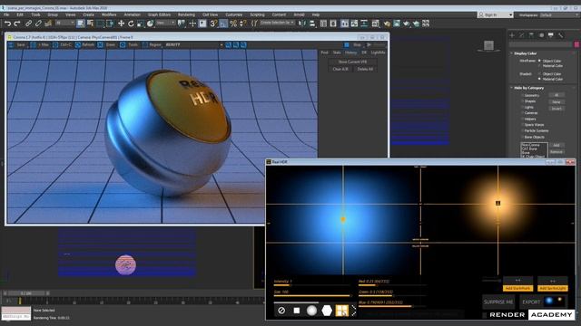 Image Based Lighting (IBL) in 3ds Max with Corona Renderer and Real HDR смотреть онлайн