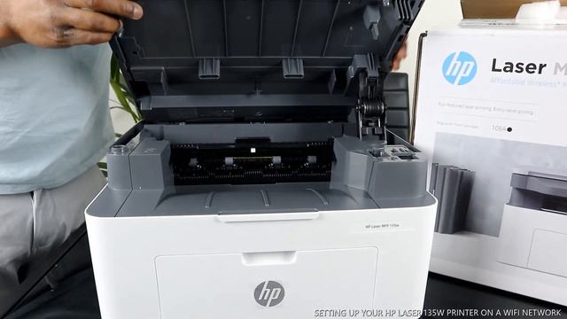 Setting Up Your HP Laserjet Printer On A WIFI Network смотреть онлайн