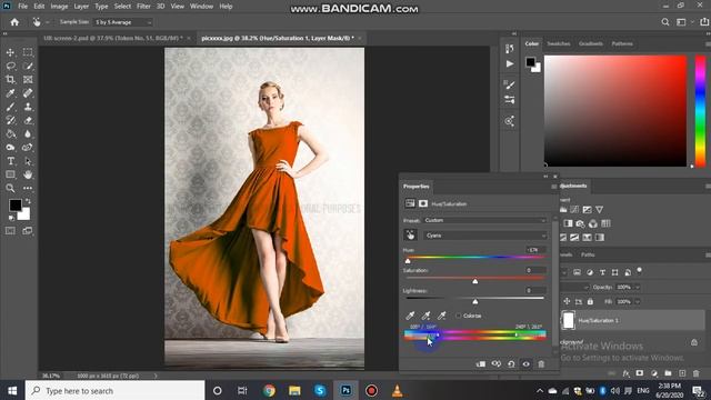Turn Any Color to ANY COLOR IN Photoshop CC 2020. смотреть онлайн