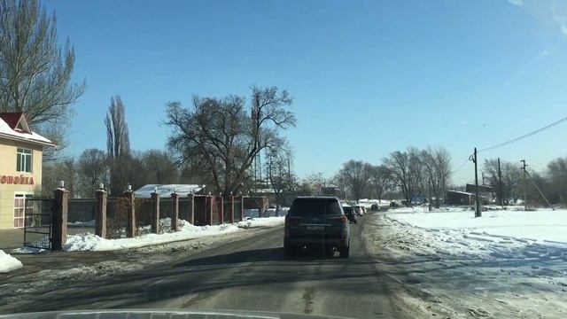 Kazakhstan.  The Roads. Казахстан. Город Иссык \ Есик.