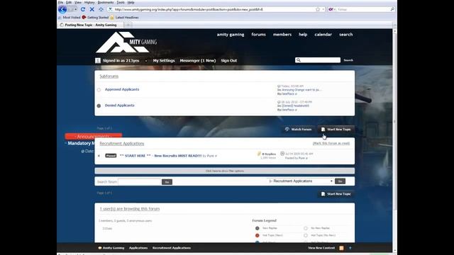 [Tutorial] Forum Registration/Application смотреть онлайн