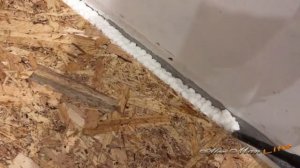 Запениваем зазоры пеной Макрофлекс между ОСП листами и стеной .  Приятного просмотра))