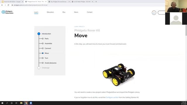 Webinar - The Rover Kit with Python (August 12, 2020) смотреть онлайн