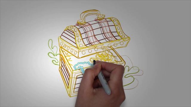 Морские обитатели СУНДУК. Как быстро нарисовать морских обитателей смотреть онлайн