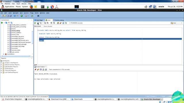 How to configure ODI with HIVE and load the data. смотреть онлайн