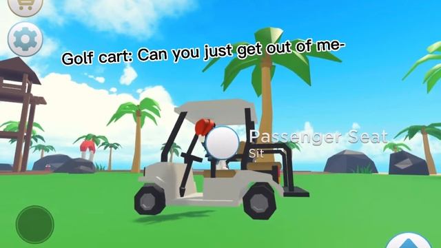 Roblox Resort tycoon in a nutshell but the golf cart can fly|Isaplayz does gacha смотреть онлайн