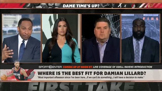 Stephen A. would trade James Harden for Damian Lillard 'in a heartbeat' ? | First Take смотреть онлайн