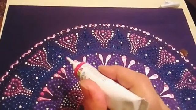 Точечная этническая роспись по дереву/Point-to-point ethnic painting on wood смотреть онлайн