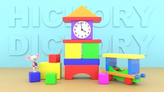 Hickory Dickory Dock | Nursery Rhyme | Tell The Time | NurseryTracks