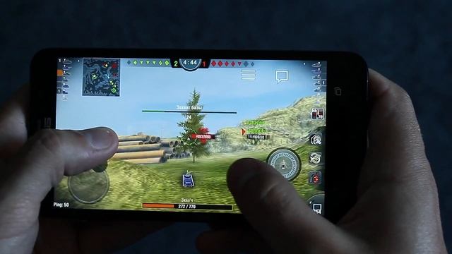 Как Идет WOT Blitz на Asus ZenFone 2 смотреть онлайн
