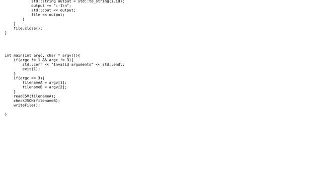 Optimizing code that reads a JSON file and a CSV file and compares them and outputs to a file смотреть онлайн