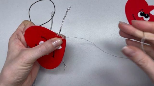 Валентинка из фетра своими руками. Выкройка смотреть онлайн