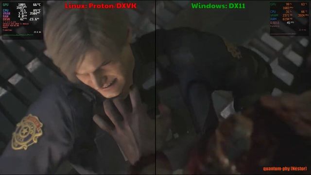 Resident Evil 2 Remake | ? Linux vs Windows | GTX 1050 Ti смотреть онлайн