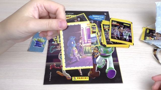 История игрушек 4. Распаковка 10 пакетиков. Собираем коллекцию наклеек смотреть онлайн