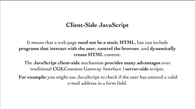Web Engineering Lecture09 JS FirstPart смотреть онлайн