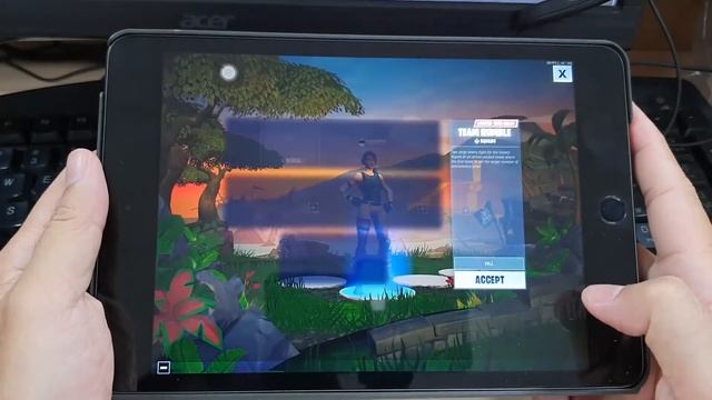 Test Game Fortnite On Apple IPad Mini 5