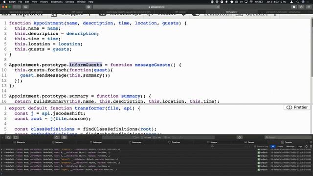 Javascript Code Mods and ASTs with Andrew McCann смотреть онлайн