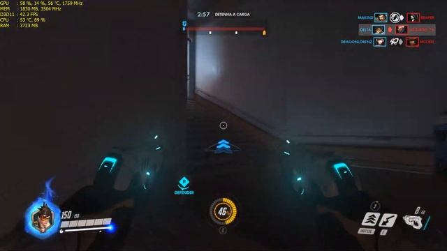 Gameplay Test: Overwatch - Pentium G2030 / GTX 1050 смотреть онлайн